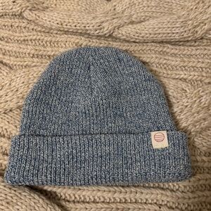 Marine Layer || Light Blue Heathered Knit Beanie Unisex